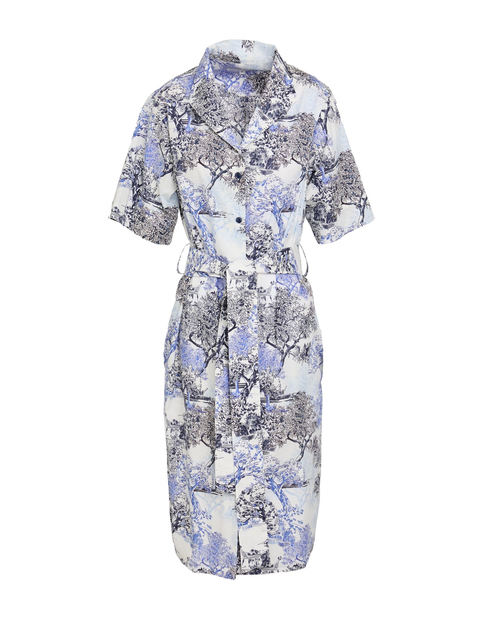 BARBARA LOHMANN Midi-kleid Damen Weiß von BARBARA LOHMANN