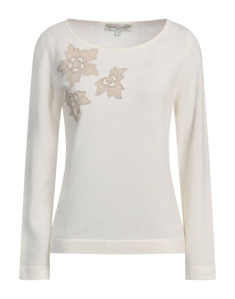 BARBARA LOHMANN Pullover Damen Off white von BARBARA LOHMANN