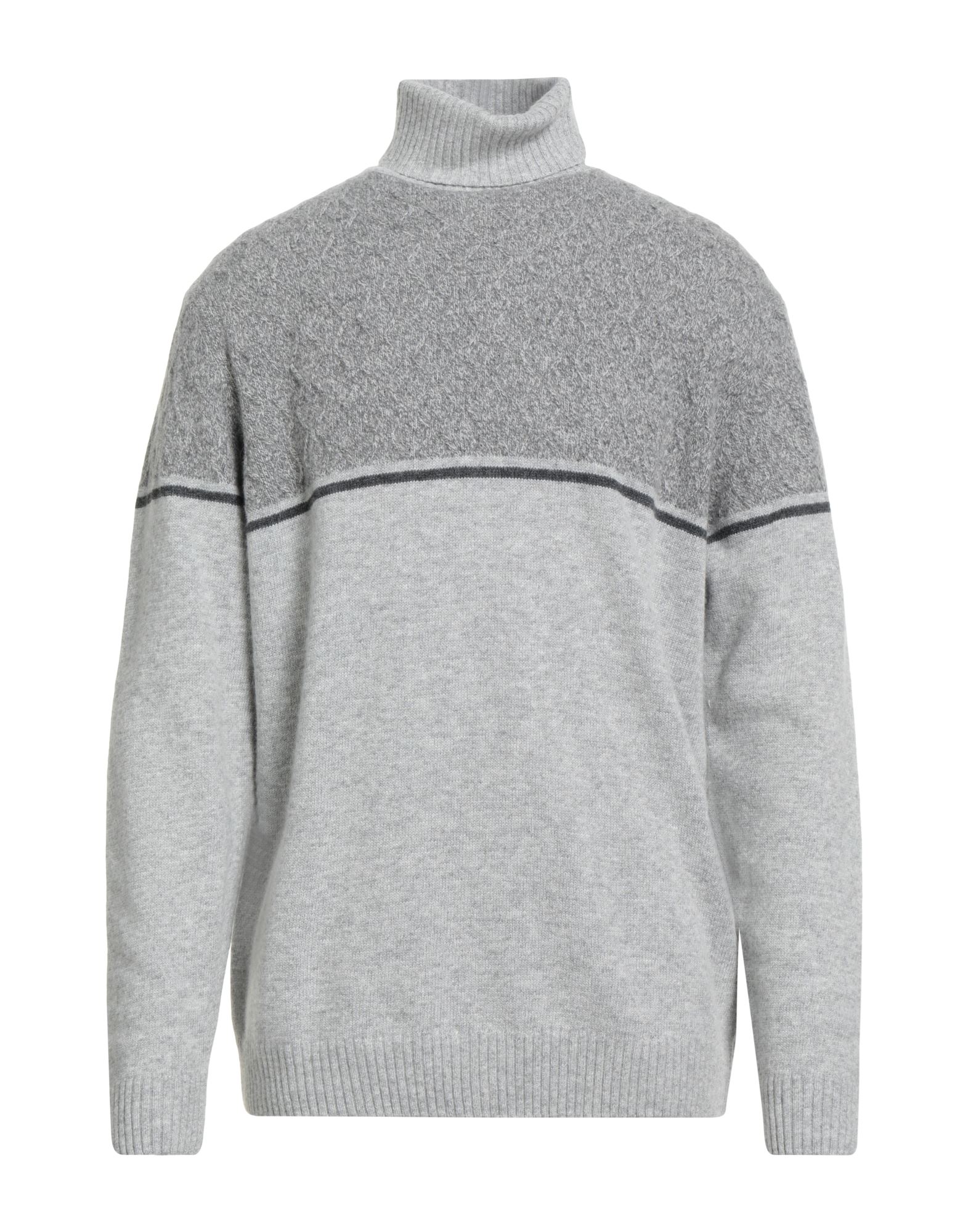 BARBATI Rollkragenpullover Herren Hellgrau von BARBATI