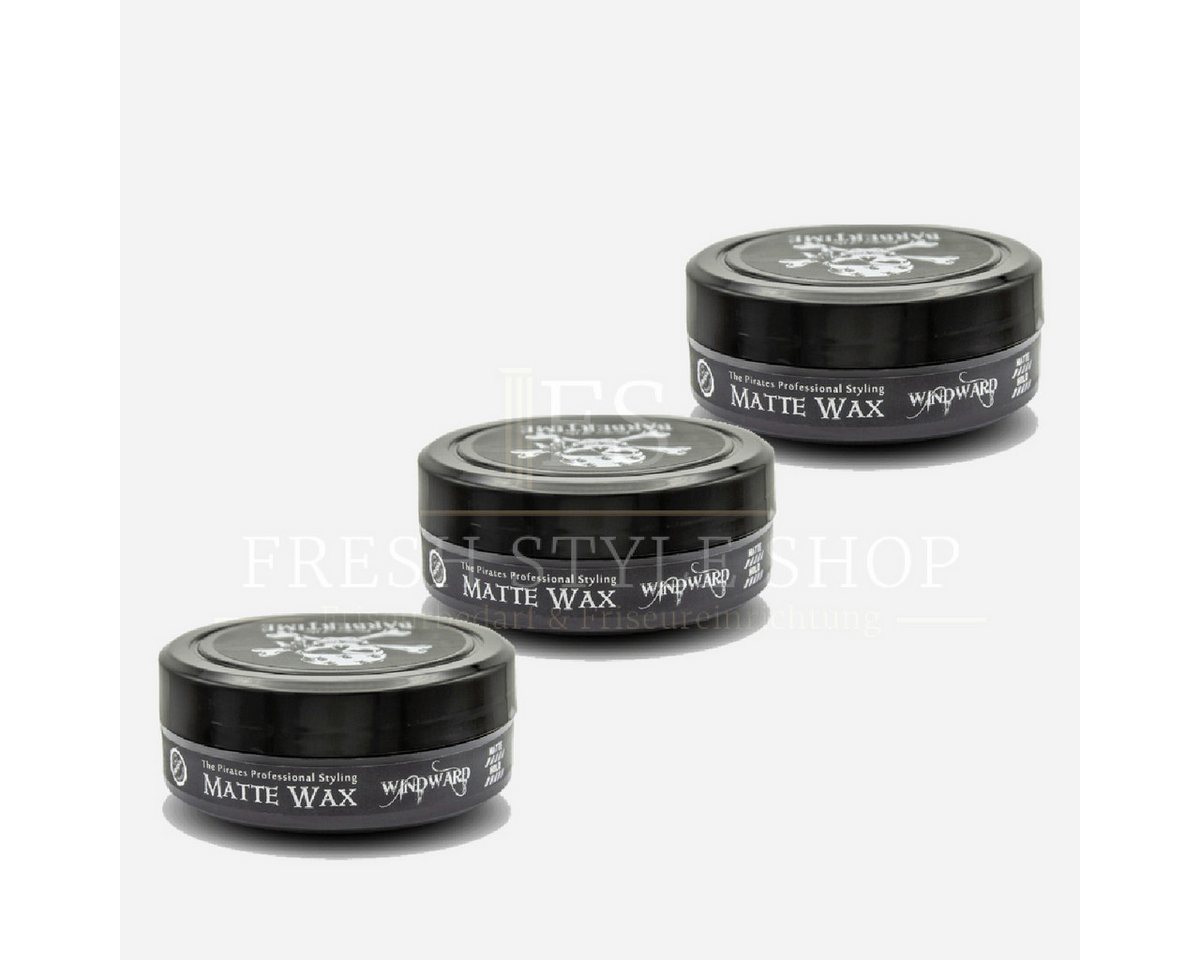 BARBERTIME Haarwachs 3x Haarwachs Hair Wax Styling Wax 150ml Matte Wax Windward, 3-tlg. BARBERTIME Haarwachs 3x Haarwachs Hair Wax Styling Wax 150ml Matte Wax Windward, 3-tlg. von BARBERTIME