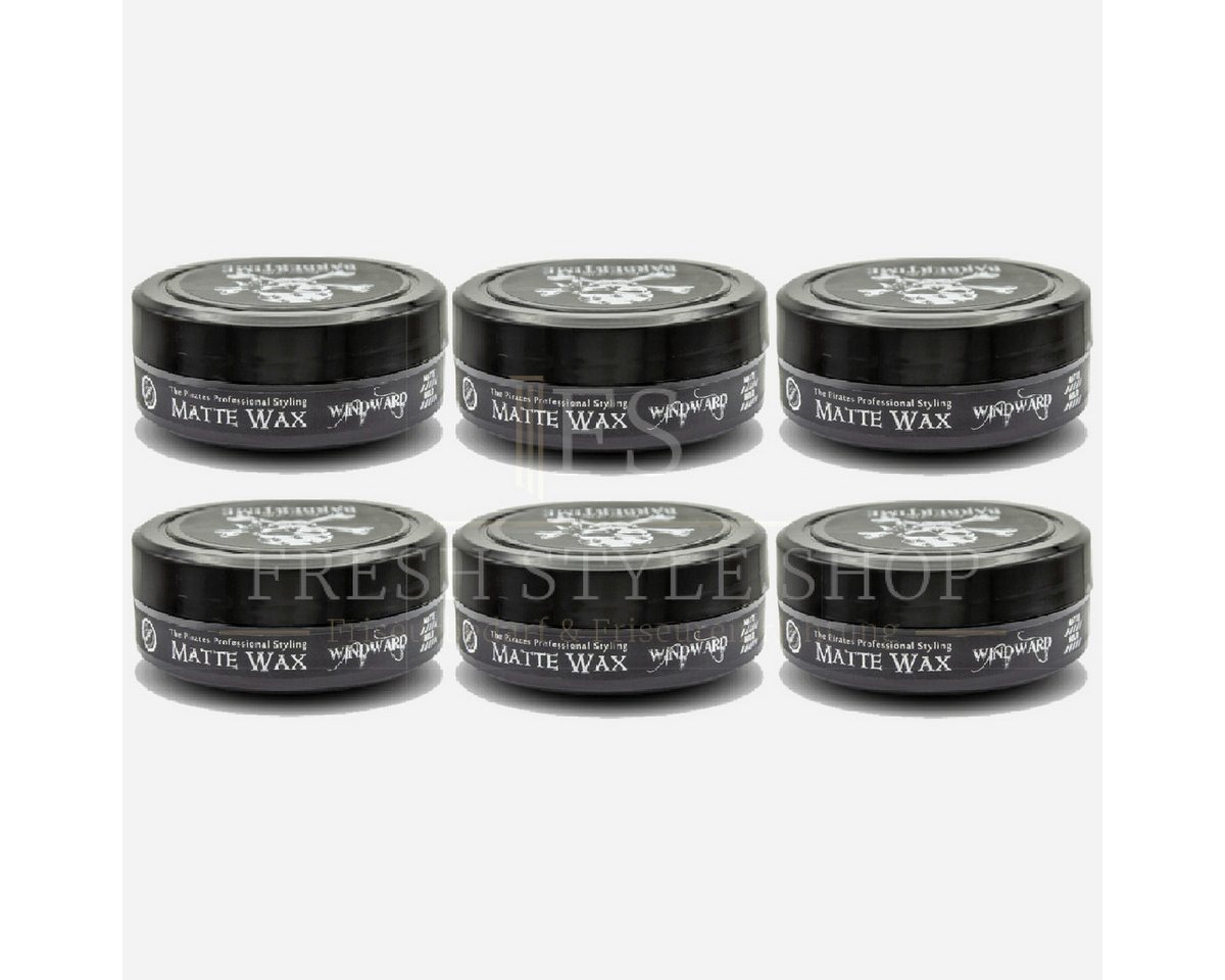 BARBERTIME Haarwachs 6x Haarwachs Hair Wax Styling Wax 150ml Matte Wax Windward, 6-tlg. BARBERTIME Haarwachs 6x Haarwachs Hair Wax Styling Wax 150ml Matte Wax Windward, 6-tlg. von BARBERTIME