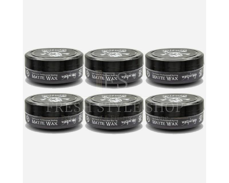 BARBERTIME Haarwachs 6x Haarwachs Hair Wax Styling Wax 150ml Matte Wax Windward, 6-tlg. von BARBERTIME