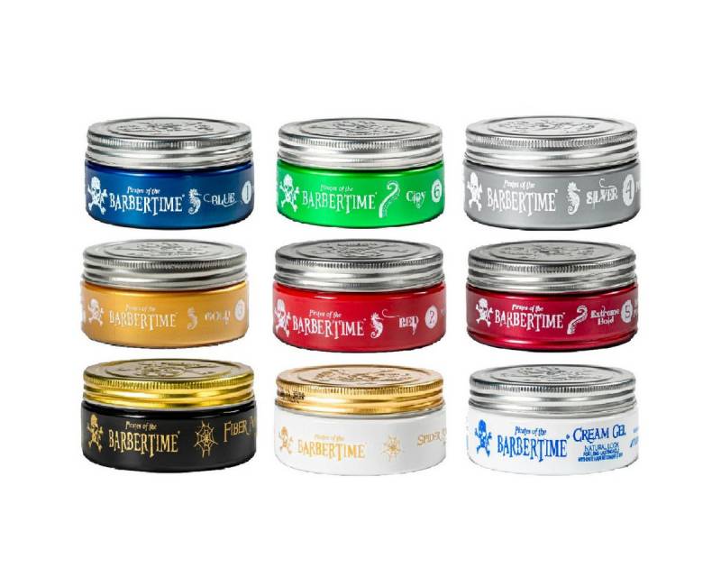 BARBERTIME Haarwachs Haarpomade Hair Pomade Styling Pomade 150ml (Verschiedene Sorten) von BARBERTIME