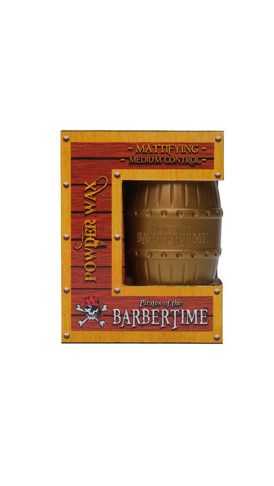 BARBERTIME Haarwachs Haarpuderwachs Powder Wax 20g Matt Volume Mittlerer Halt von BARBERTIME
