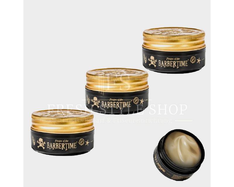 BARBERTIME Styling-Creme 3x Brillantine Haarstyling-Creme 100ml, 3-tlg. von BARBERTIME