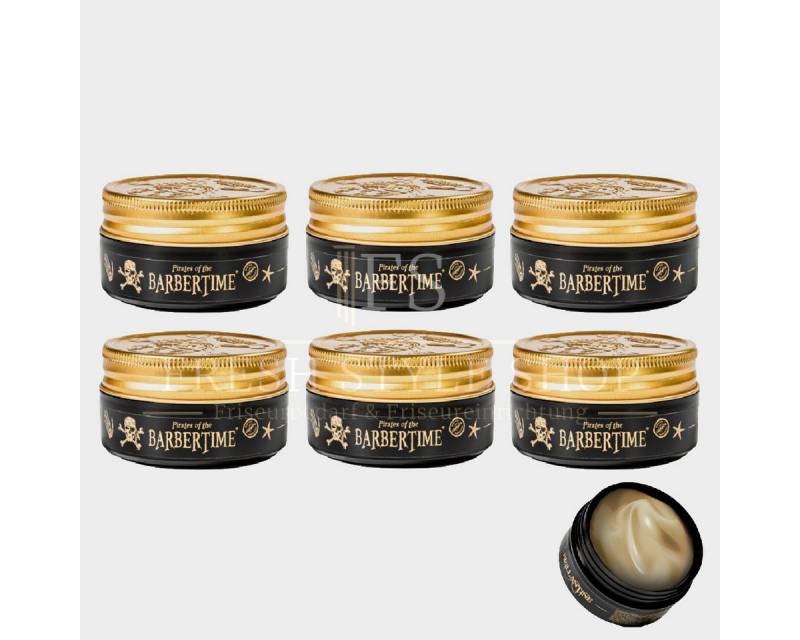 BARBERTIME Styling-Creme 6x Brillantine Haarstyling-Creme 100ml, 6-tlg. von BARBERTIME