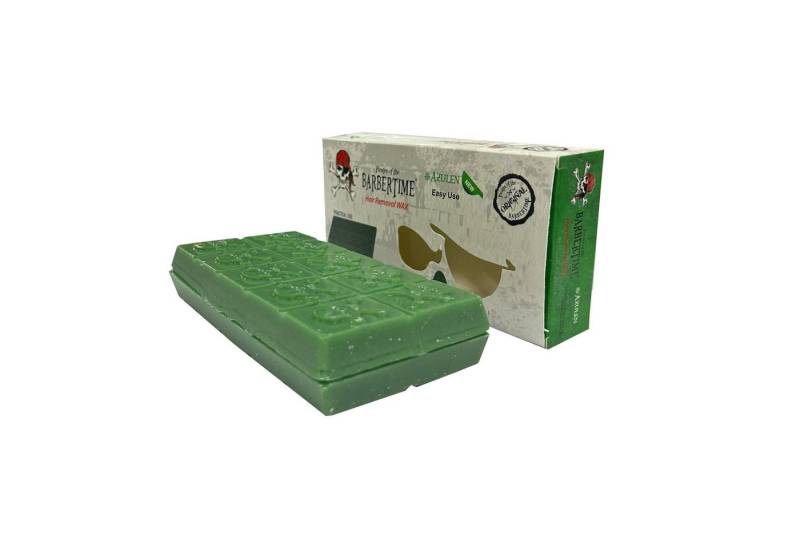 BARBERTIME Warmwachs-Haarentferner Heißwachs Hair Removal Wax Haarentfernungswachs 500g Azulen von BARBERTIME