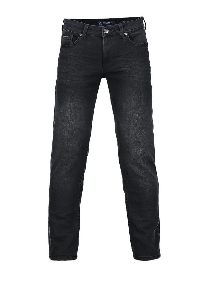BARBONS 5-Pocket-Jeans Herren Regular Fit 5-Pocket Design von BARBONS