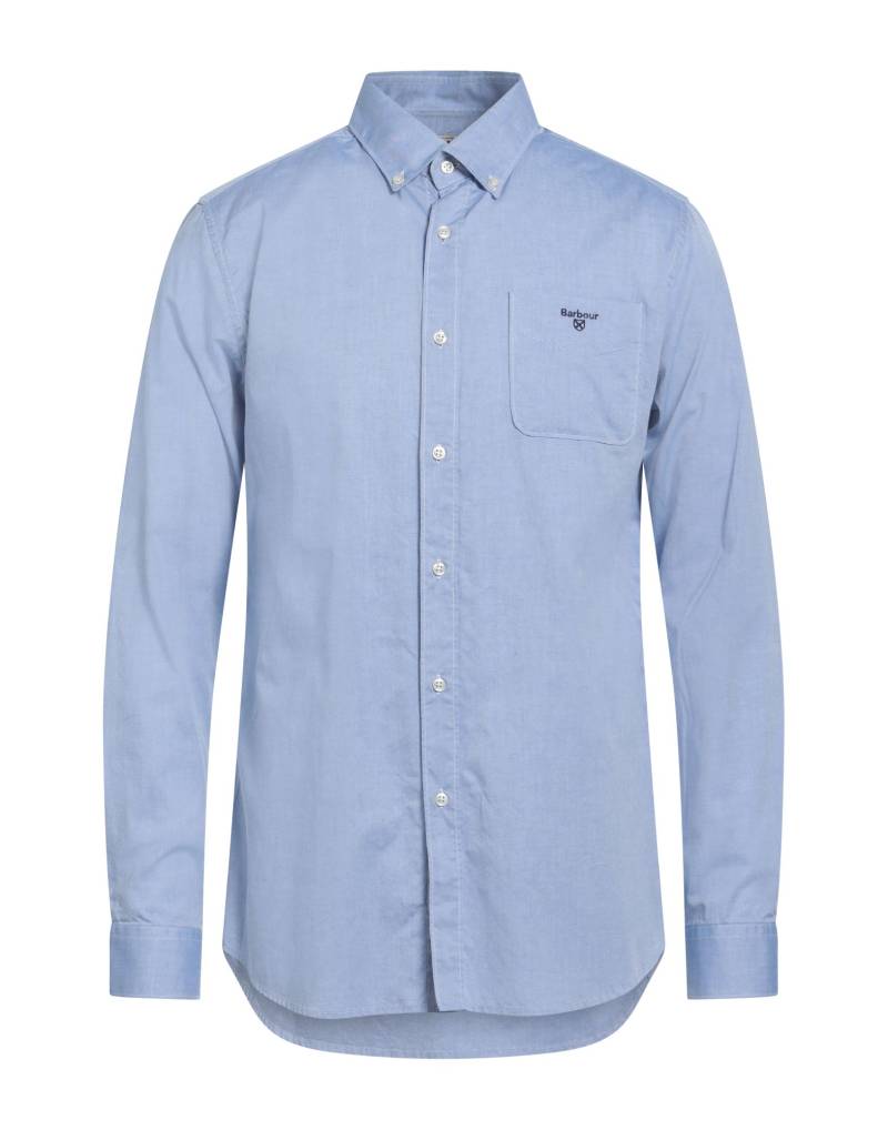 BARBOUR Hemd Herren Azurblau von BARBOUR