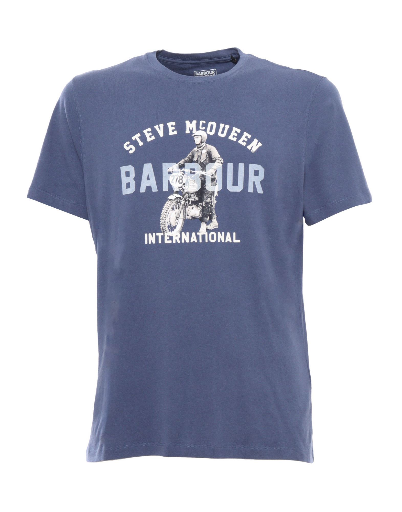 BARBOUR T-shirts Herren Blau von BARBOUR