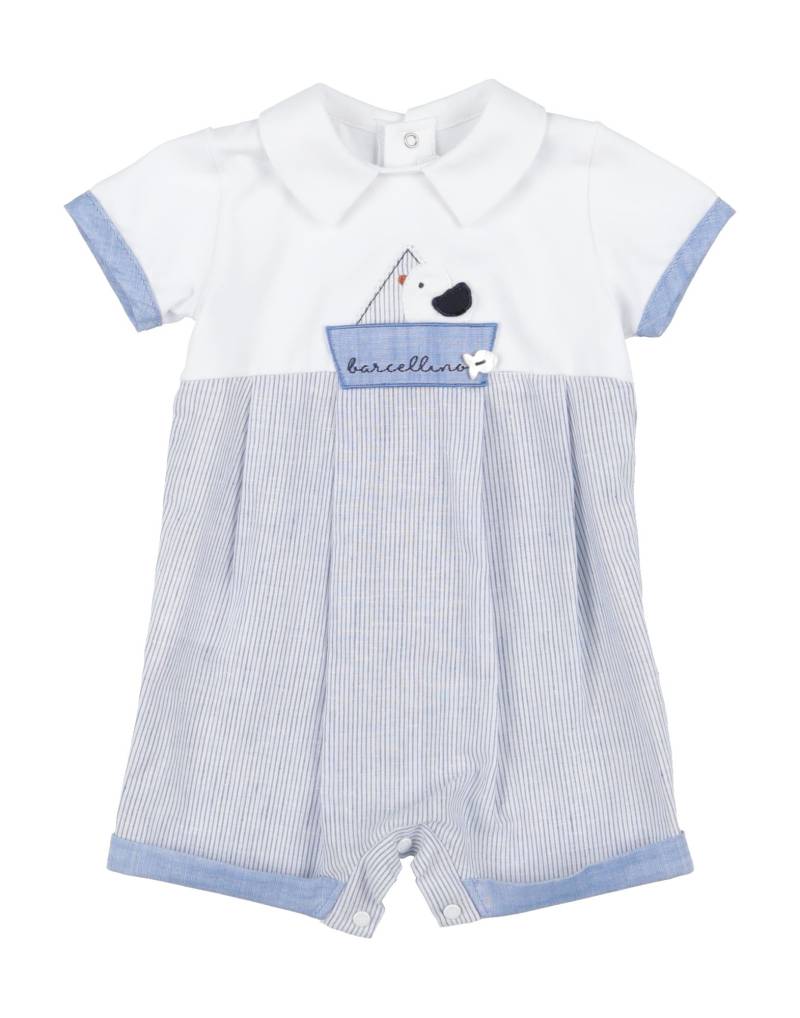 BARCELLINO® Babystrampler & -latzhosen Kinder Weiß von BARCELLINO®