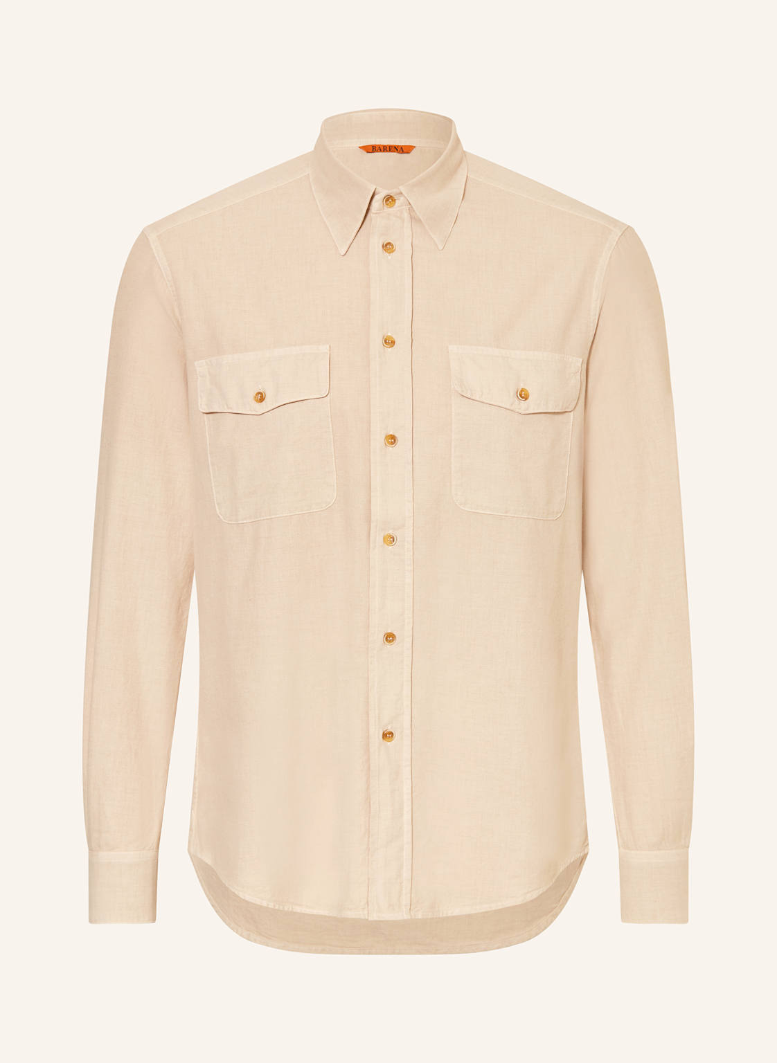 Barena Venezia Hemd Camicia Deca Regular Fit beige von BARENA VENEZIA