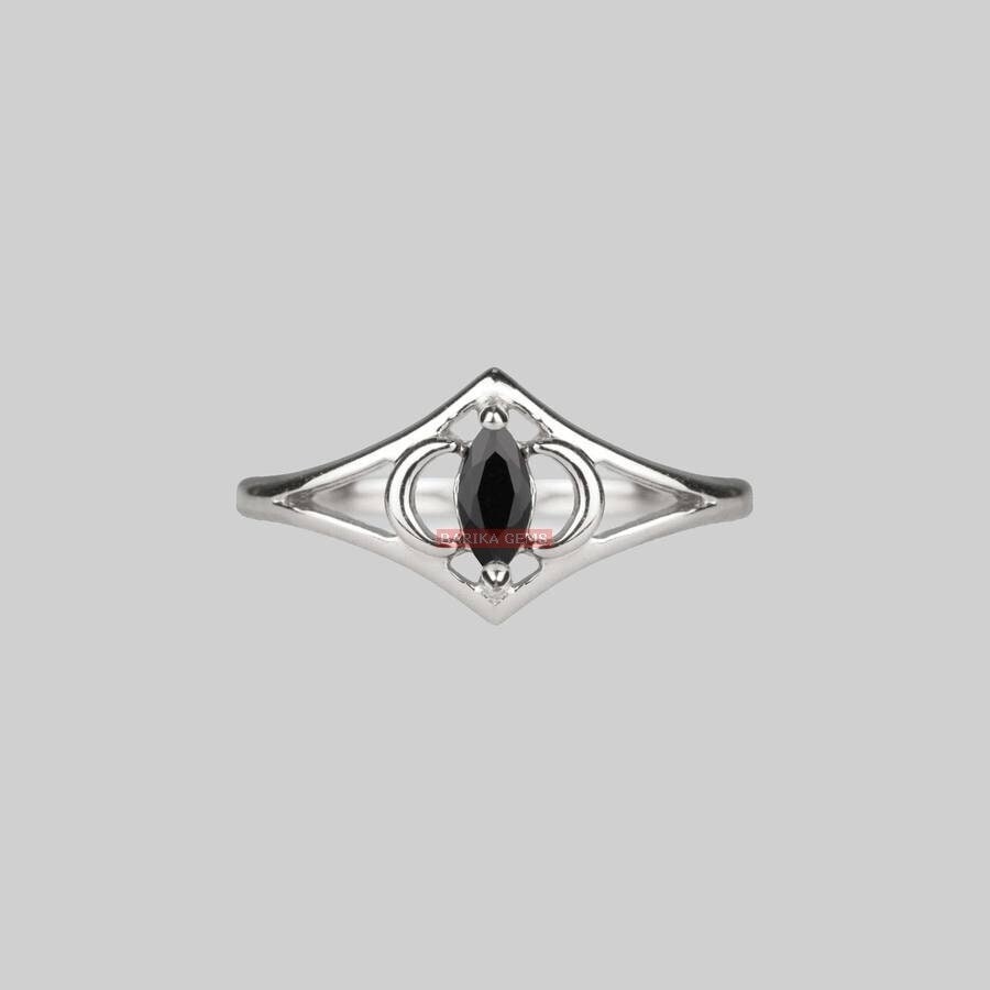 Natürlicher Onyx Ring in 925 Sterling Silber | Frauen Jahrestag Schwarzer Edelsteinring Hochzeit Verlobungsring Geschenk Für Sie Natürlicher Onyx Ring in 925 Sterling Silber | Frauen Jahrestag Schwarzer Edelsteinring Hochzeit Verlobungsring Geschenk Für Sie von BARIKAGEMS