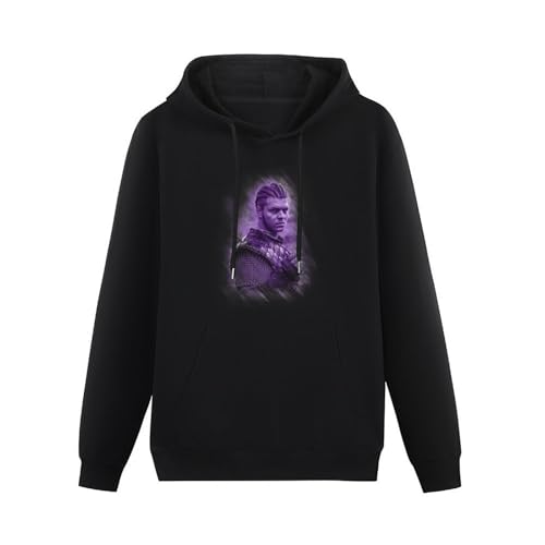 BARLOTUS Ivar The Boneless Men's Hoodies Graphic Pullover Sweatshirts Unisex Black Printed Hooded S von BARLOTUS
