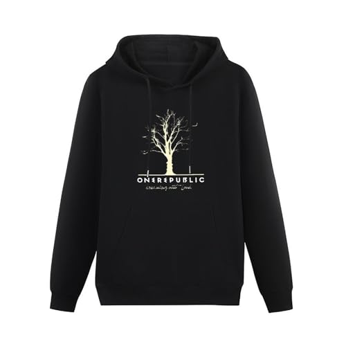 BARLOTUS One Republic Dreaming Out Loud One Republic Native Band Music Men's Hoodies Graphic Pullover Sweatshirts Unisex Black Printed Hooded M von BARLOTUS