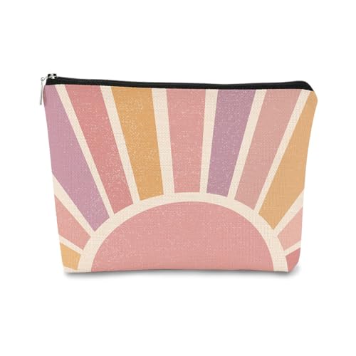 BARPERY Make-up-Tasche mit Aufschrift "You are My Sunshine", Geschenk für Damen, inspirierende Geschenke für Tochter, Lehrer, Dankeschön, Weihnachten, Genesung, Sunshine 7 von BARPERY