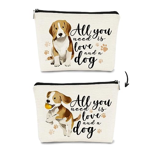 Barper Make-up-Tasche für Hunde, Dackel, Corgi-Tasche, Geschenk für Hundeliebhaber, Geschenke für Frauen, Hundemutter, Make-up-Liebhaber, Geschenkidee, Tierliebhaber, Geschenk, DOG 8 von BARPERY