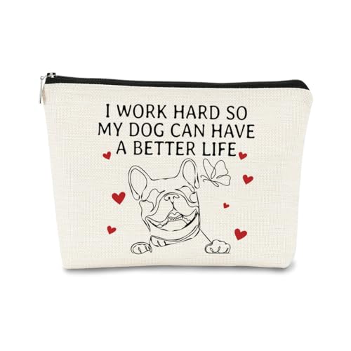 Barper Make-up-Tasche für Hunde, Dackel, Corgi-Tasche, Geschenk für Hundeliebhaber, Geschenke für Frauen, Hundemutter, Make-up-Liebhaber, Geschenkidee, Tierliebhaber, Geschenk, Hund 11 von BARPERY