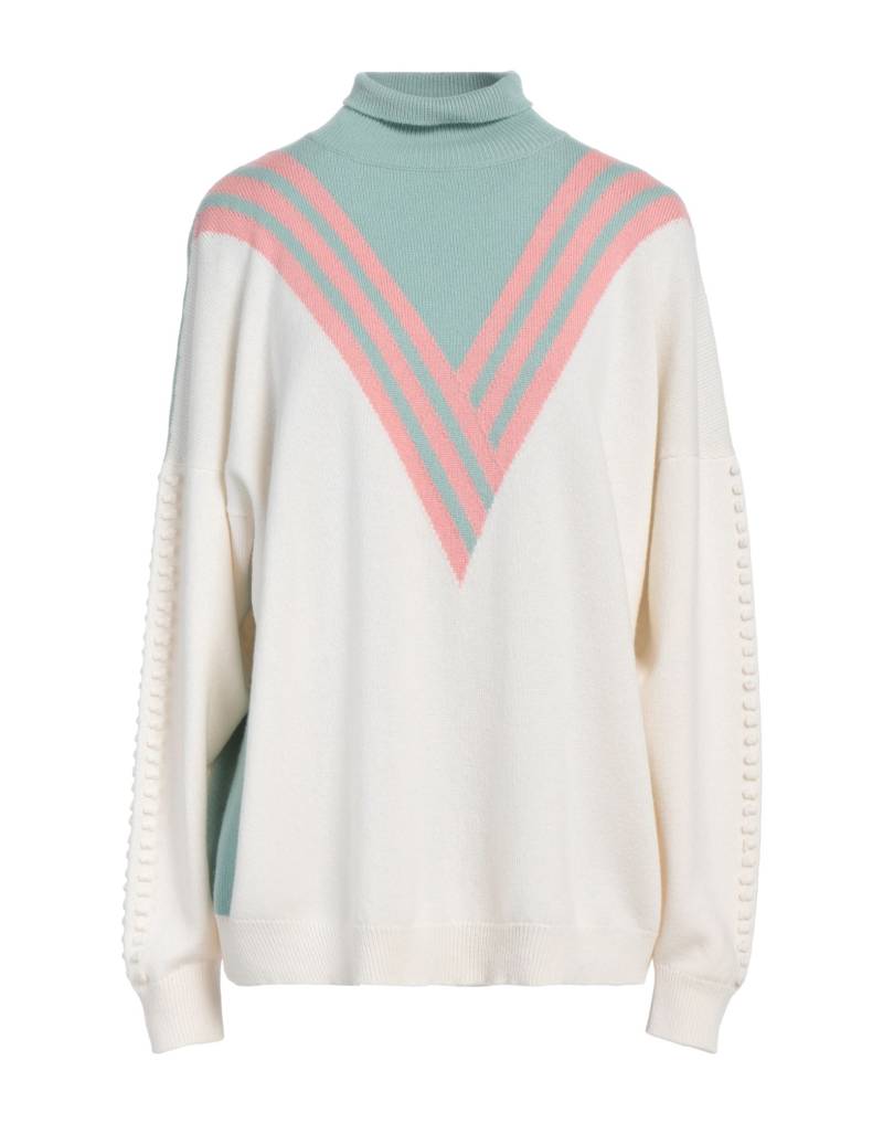 BARRIE Rollkragenpullover Damen Cremeweiß von BARRIE