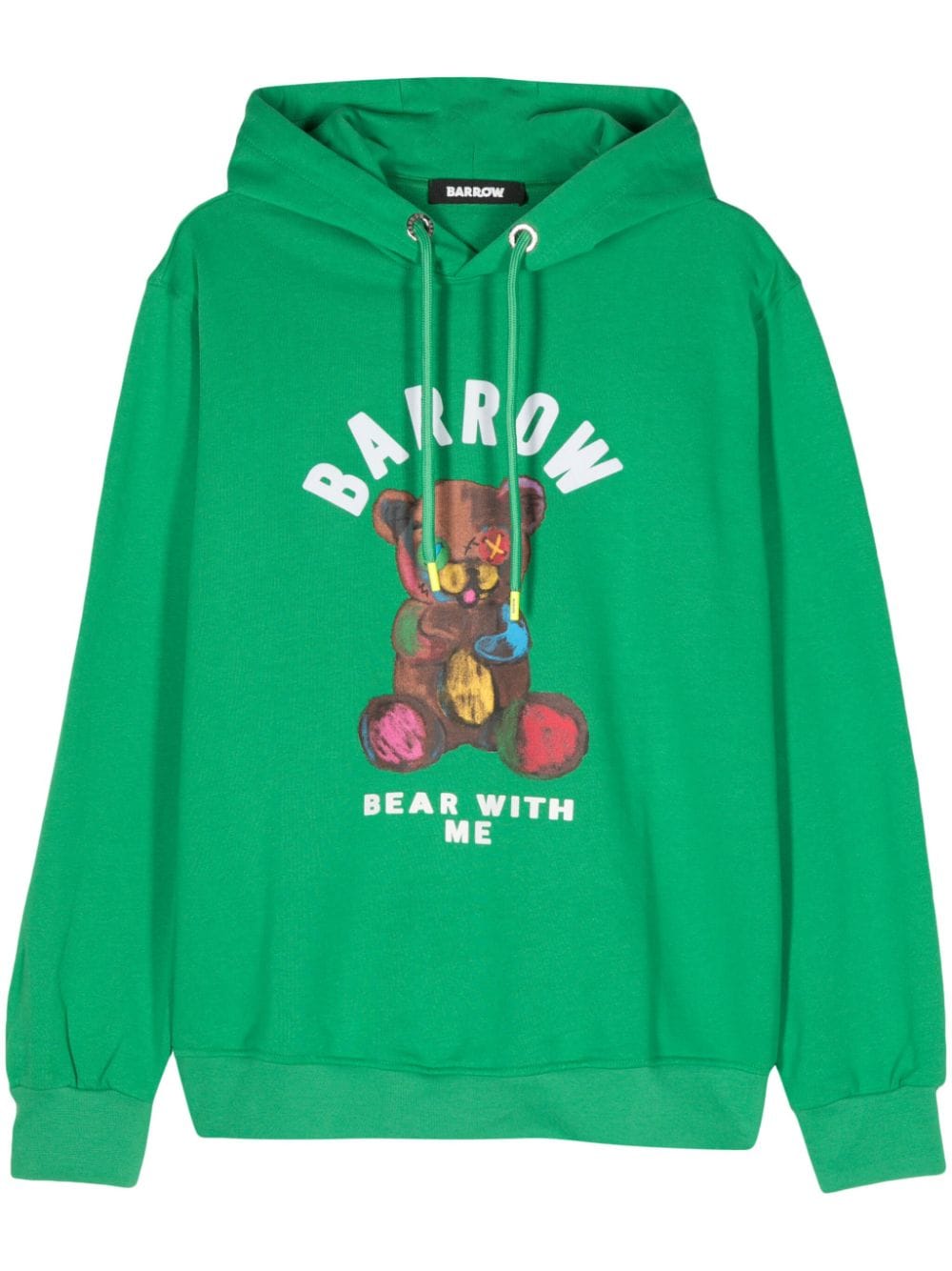 BARROW Hoodie mit Logo-Print - Grün von BARROW