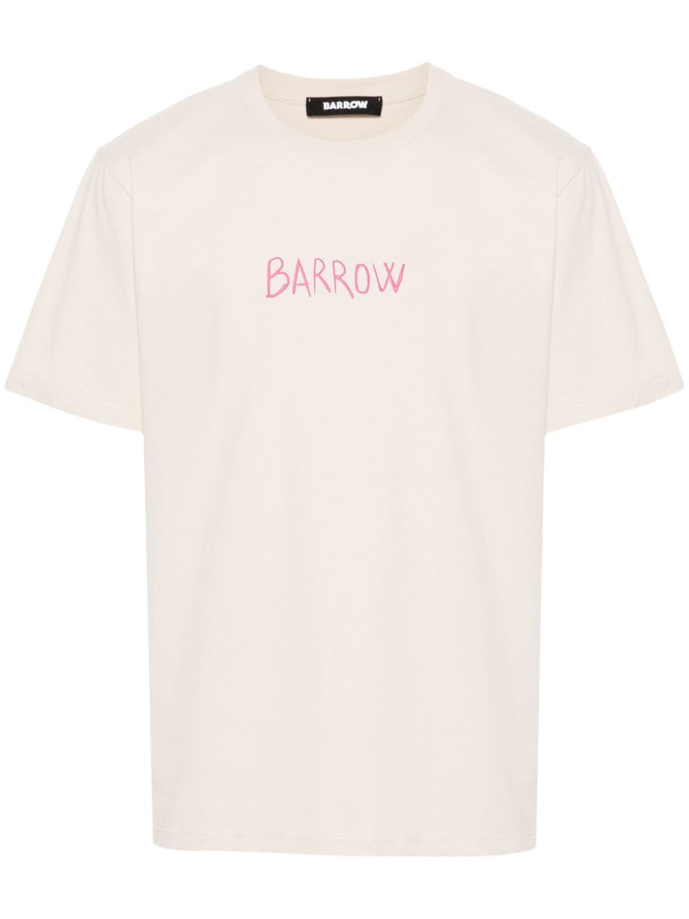 BARROW T-Shirt mit Logo-Print - Nude von BARROW