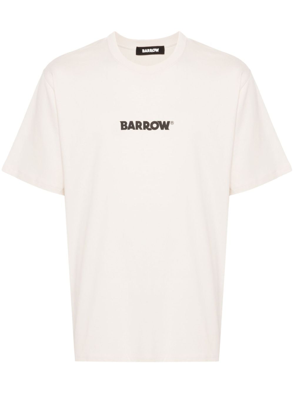 BARROW T-Shirt mit Logo-Print - Nude von BARROW