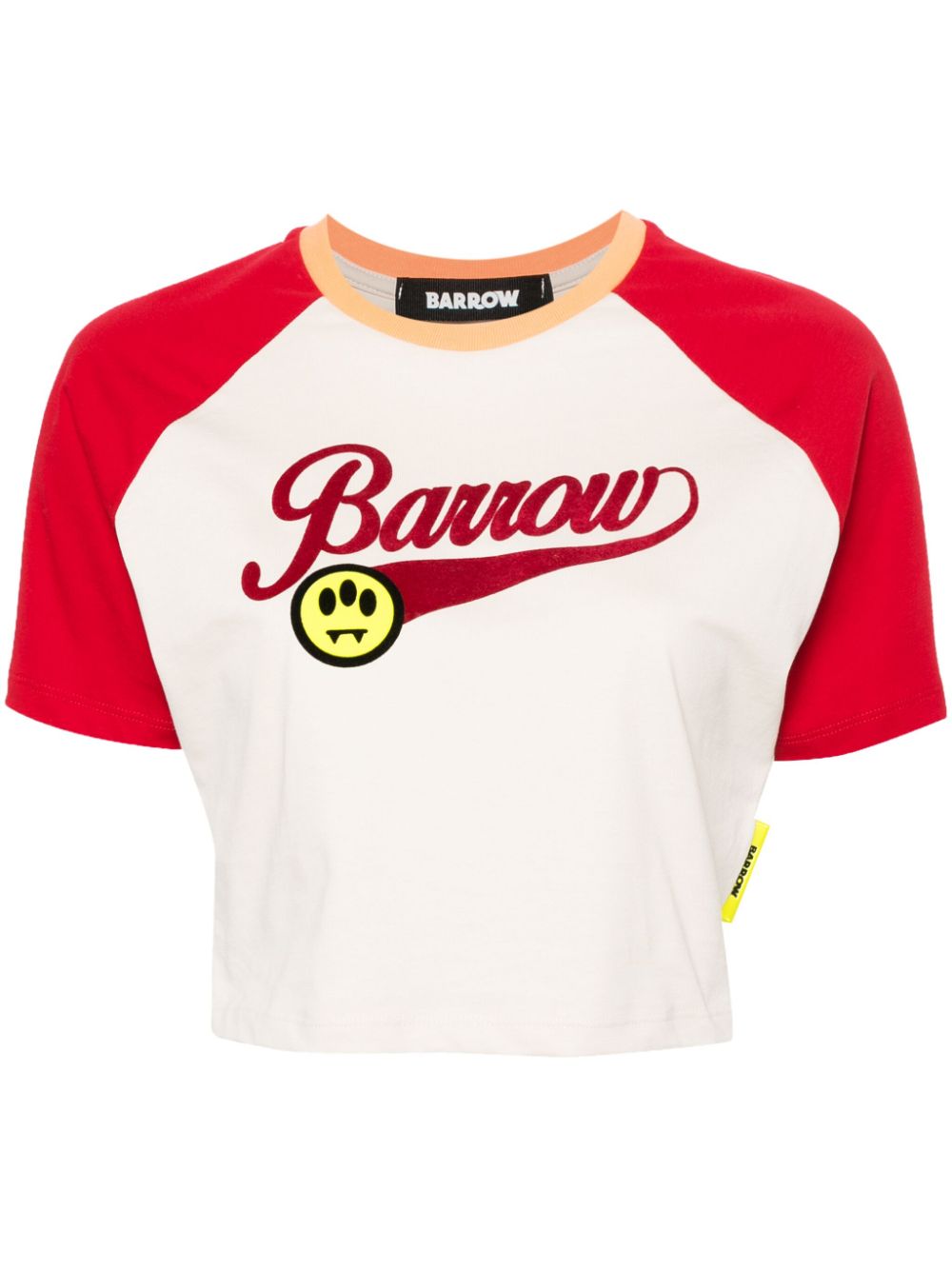 BARROW T-Shirt mit beflocktem Logo - Nude von BARROW