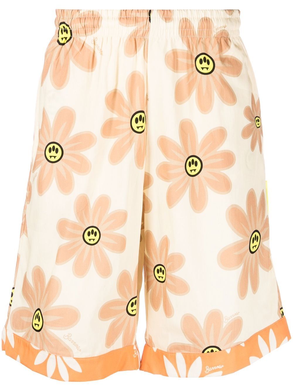 BARROW Shorts mit Blumen-Print - Nude von BARROW