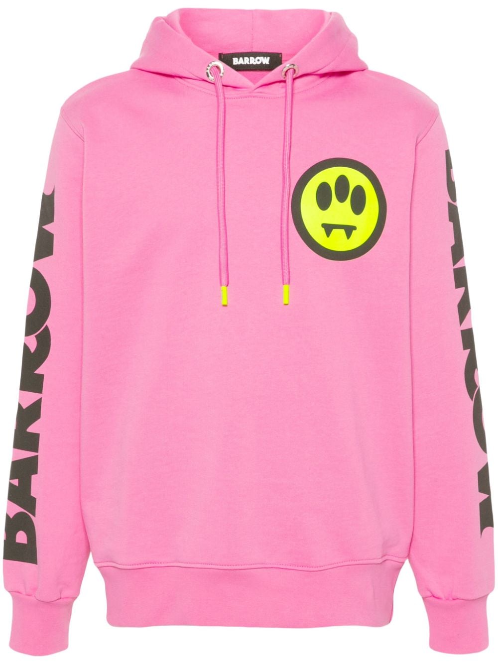 BARROW Hoodie mit Logo-Print - Rosa von BARROW