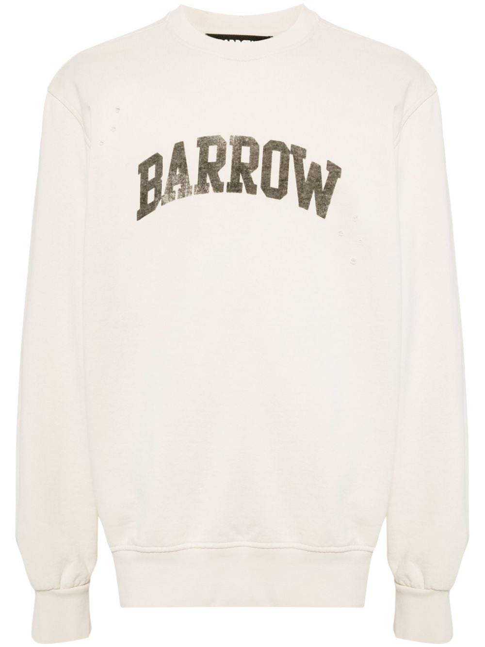 BARROW Sweatshirt mit Logo-Print - Nude von BARROW