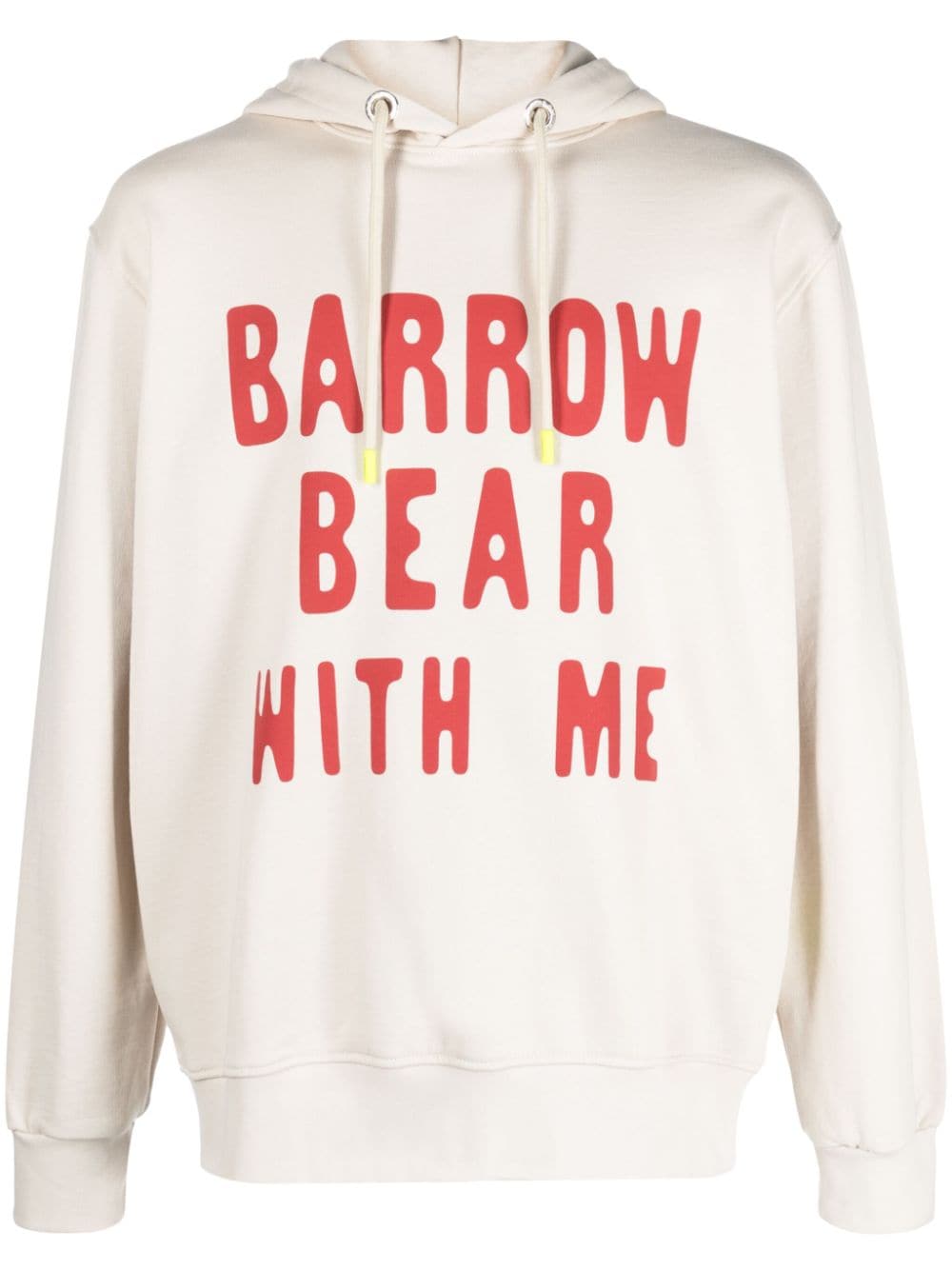 BARROW Hoodie mit Teddy-Print - Braun von BARROW