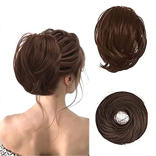 BARSDAR Haarteil Hair Extensions Haarknoten-Pferdeschwanz-Verlängerung,Gerades synthetisches Haarteil, kurzes Pferdeschwanz-Brötchen, Haarschmuck einfach Scrunchie für Frauen 8# BARSDAR Haarteil Hair Extensions Haarknoten-Pferdeschwanz-Verlängerung,Gerades synthetisches Haarteil, kurzes Pferdeschwanz-Brötchen, Haarschmuck einfach Scrunchie für Frauen 8# von BARSDAR