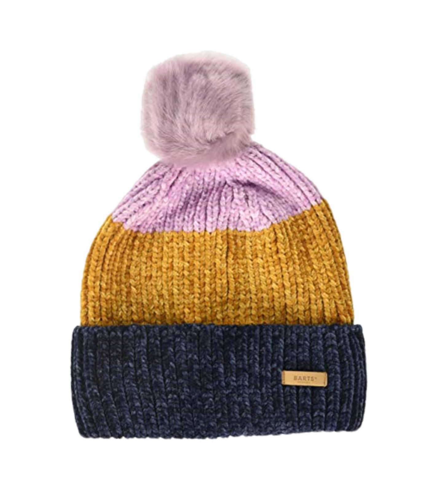 Barts Starflower Beanie Damen kuschlige Bommel-Mütze stylischer Winter-Beanie mit Fleece-Futter 4534003 Bunt von BARTS