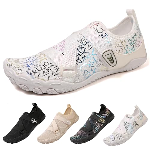BASANYAO Badeschuhe Wasserschuhe Herren Damen Strandschuhe Barfußschuhe Sommer Schwimmschuhe Breathable Aquaschuhe Schnell Trocknen Surfschuhe rutschfest Sohle 35-46 EU BASANYAO Badeschuhe Wasserschuhe Herren Damen Strandschuhe Barfußschuhe Sommer Schwimmschuhe Breathable Aquaschuhe Schnell Trocknen Surfschuhe rutschfest Sohle 35-46 EU von BASANYAO