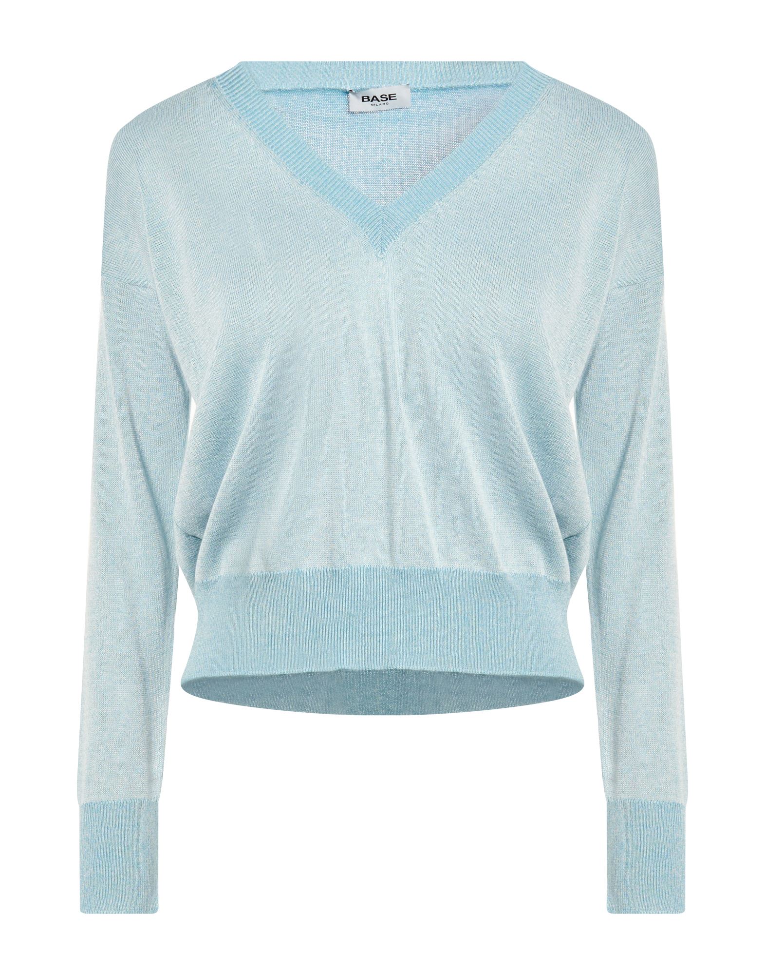 BASE MILANO Pullover Damen Azurblau von BASE MILANO