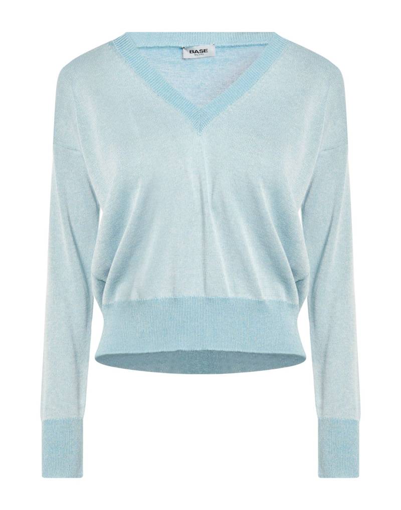 BASE MILANO Pullover Damen Azurblau von BASE MILANO
