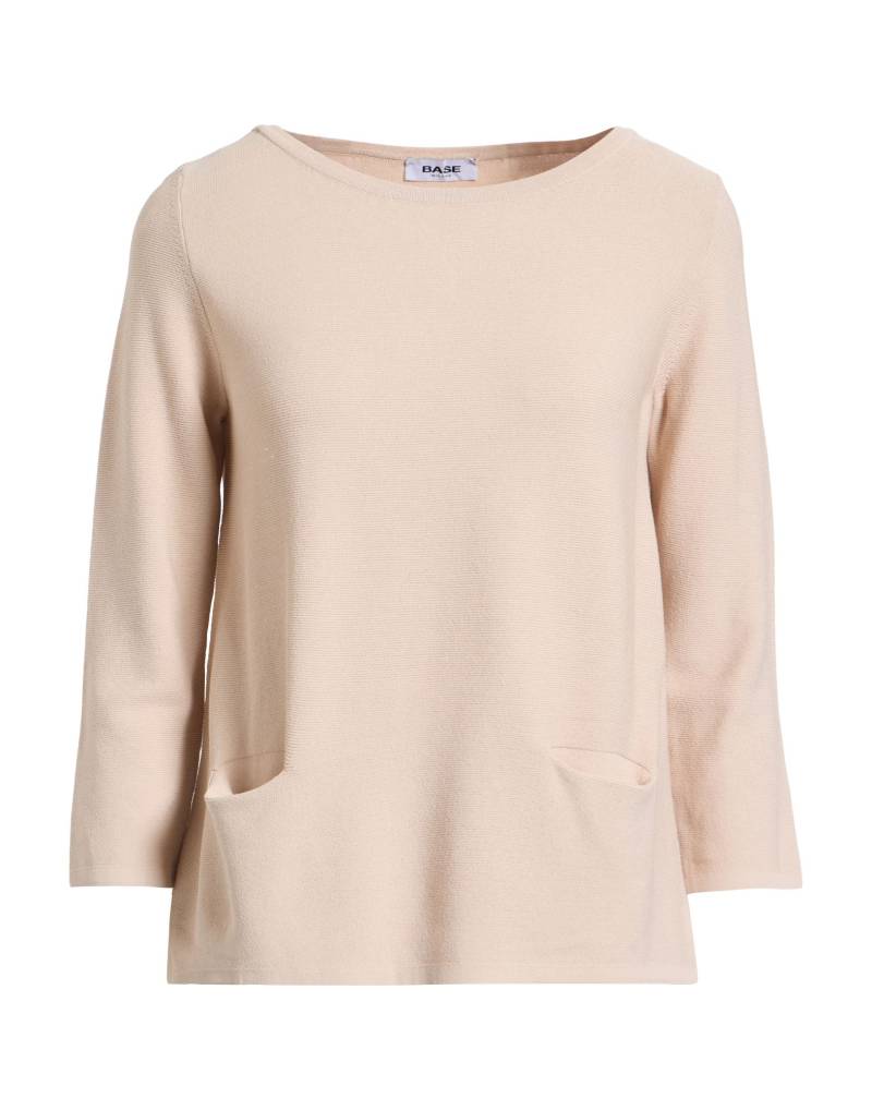 BASE MILANO Pullover Damen Beige von BASE MILANO
