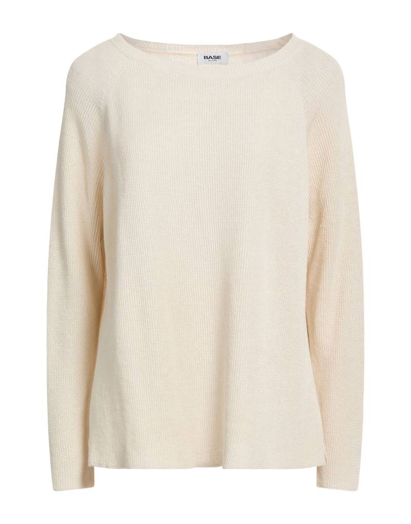 BASE MILANO Pullover Damen Beige von BASE MILANO