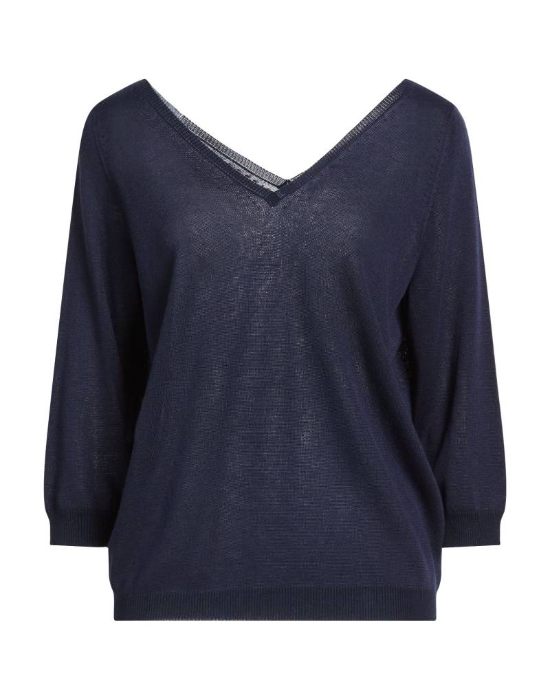 BASE MILANO Pullover Damen Dunkelviolett von BASE MILANO