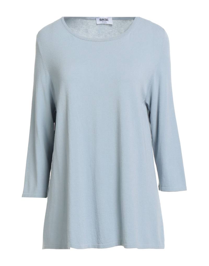BASE MILANO Pullover Damen Hellblau von BASE MILANO