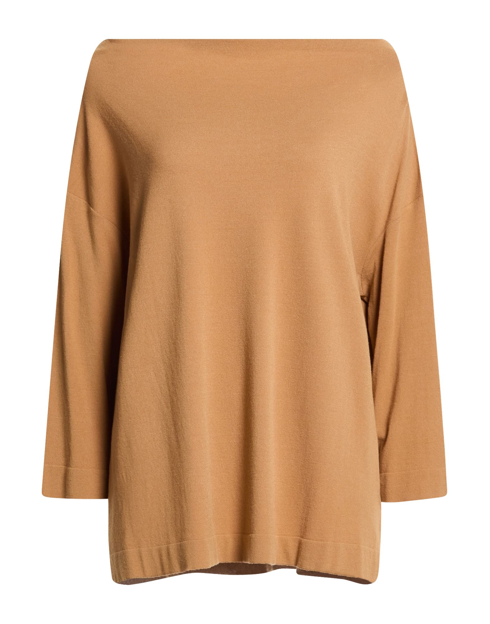 BASE MILANO Pullover Damen Kamel von BASE MILANO