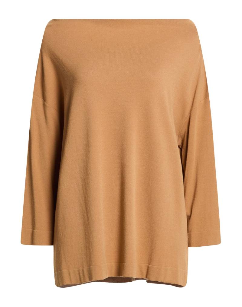 BASE MILANO Pullover Damen Kamel von BASE MILANO