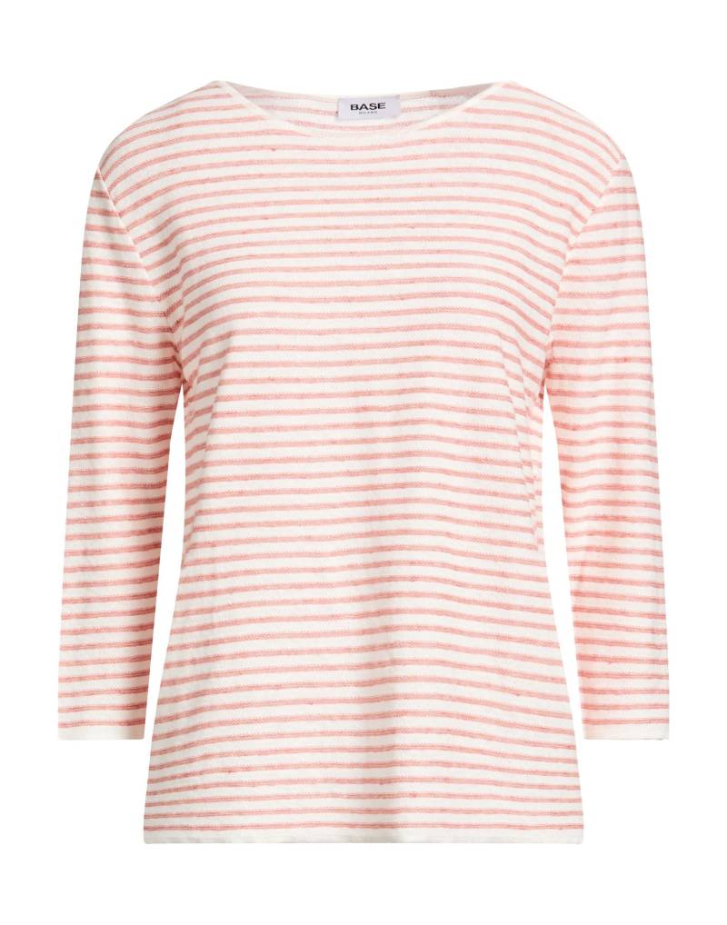 BASE MILANO Pullover Damen Koralle von BASE MILANO