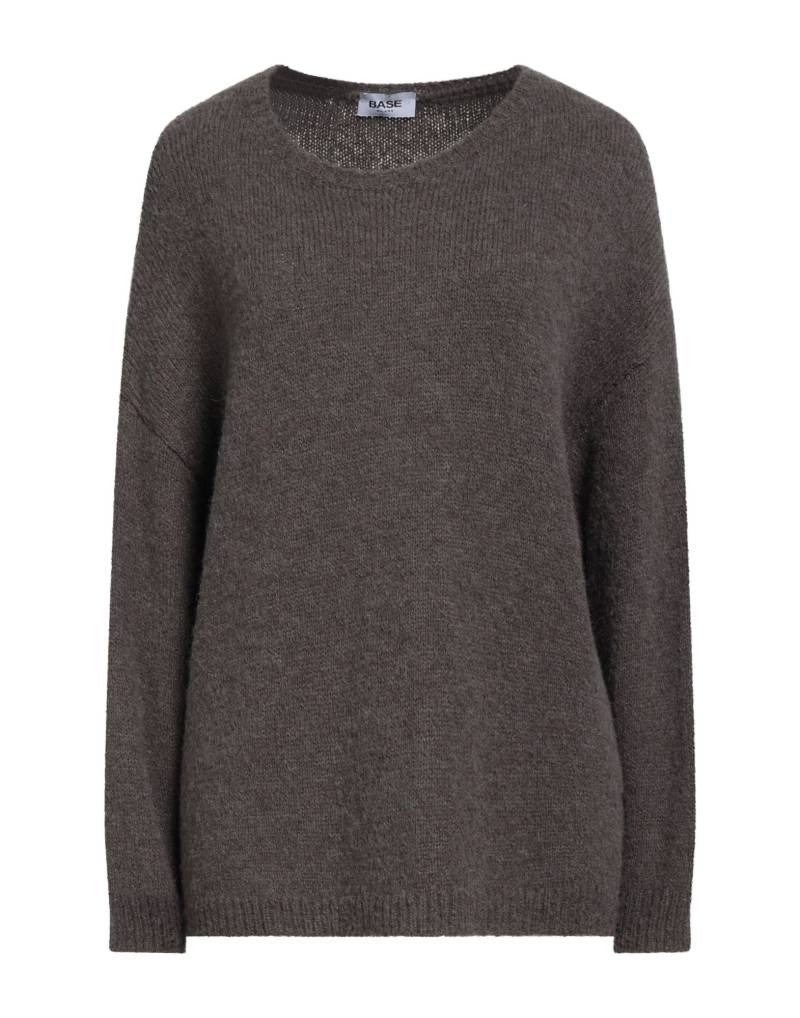 BASE MILANO Pullover Damen Maulwurfsgrau von BASE MILANO