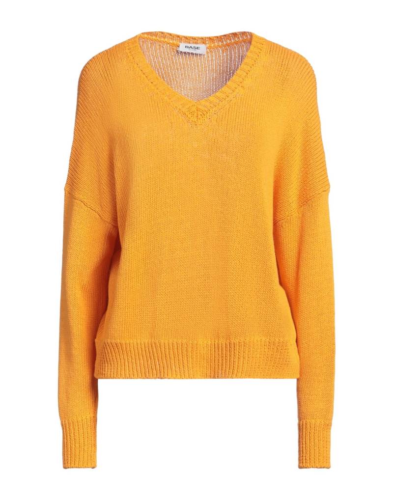 BASE MILANO Pullover Damen Orange von BASE MILANO