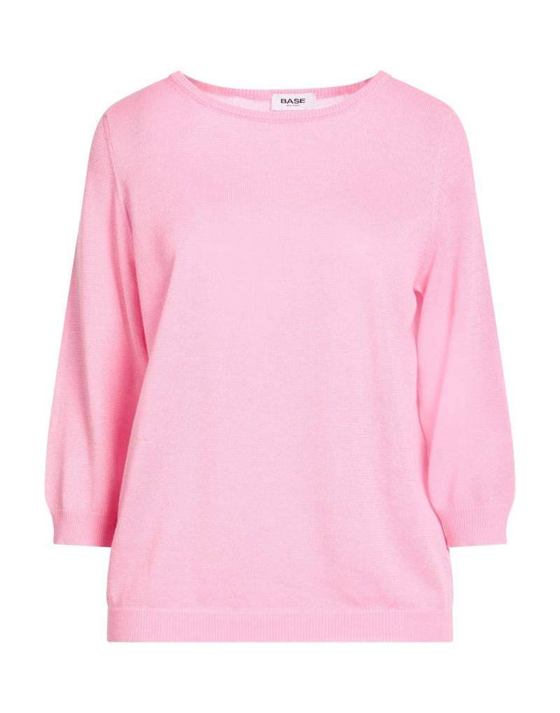 BASE MILANO Pullover Damen Rosa von BASE MILANO