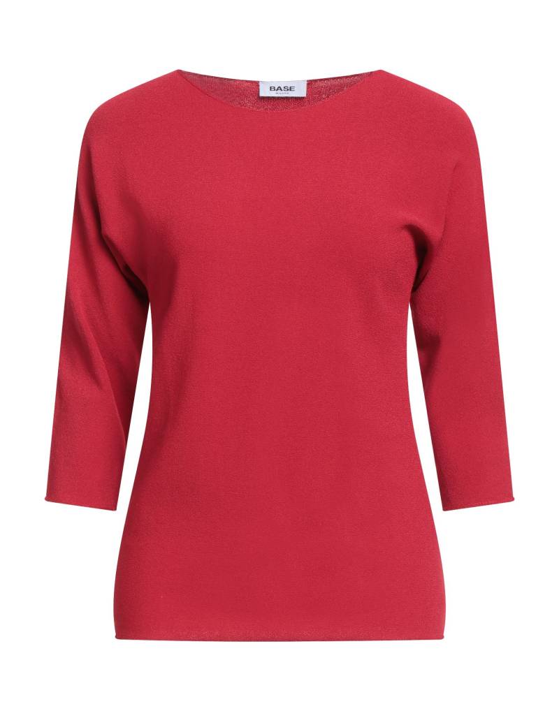 BASE MILANO Pullover Damen Rot von BASE MILANO