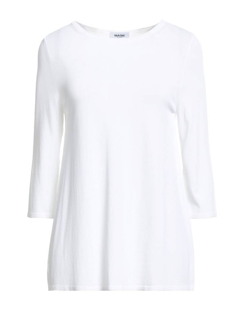 BASE MILANO Pullover Damen Weiß von BASE MILANO