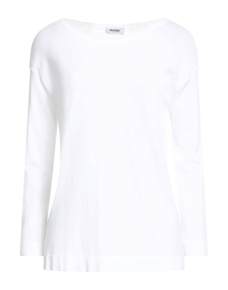 BASE MILANO Pullover Damen Weiß von BASE MILANO