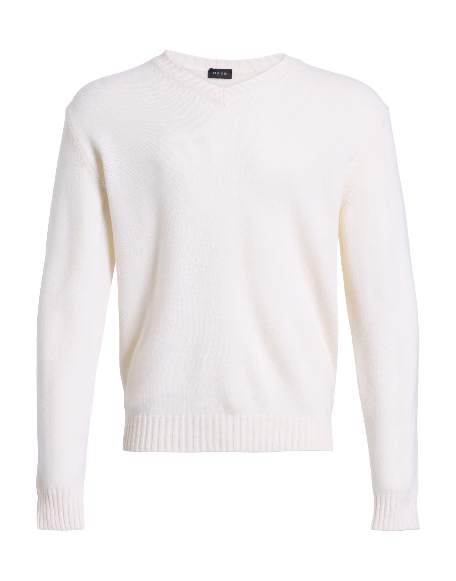 BASE MILANO Pullover Herren Weiß BASE MILANO Pullover Herren Weiß von BASE MILANO